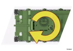 3063 Cobi Bouw Sets M4 Sherman Tank / 1:48 Schaal -Bruder Verkoopwinkel CO3063 4