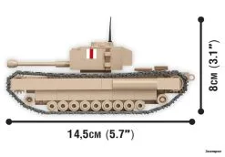 3064 Cobi Bouw Sets Churchill I Tank / 1:48 Schaal -Bruder Verkoopwinkel CO3064 5