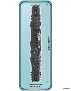 4815 Cobi Bouw Sets WW2 USS Enterprise -Bruder Verkoopwinkel CO4815 4