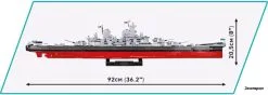 Cobi Bouw Sets 4836 Cobi WWII IOWA-CLASS BATTLESHIP- EXECUTIVE EDITION -Bruder Verkoopwinkel CO4836 5