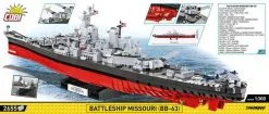 Cobi Bouw Sets 4837 Cobi WWII MISSOURI BATTLESHIP -Bruder Verkoopwinkel CO4837 3