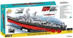 Cobi Bouw Sets 4837 Cobi WWII MISSOURI BATTLESHIP -Bruder Verkoopwinkel CO4837 4