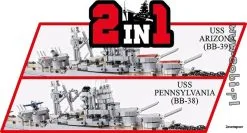 4842 Cobi Bouw Sets Pennsylvania – Class Battleship (2in1) – Executive Edition -Bruder Verkoopwinkel CO4842 8