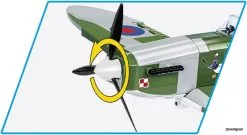 Cobi Bouw Sets 5725 Cobi WWII SUPERMARINE SPITFIRE MK.VB 335 KL -Bruder Verkoopwinkel CO5725 5