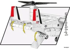 5835 Cobi Bouw Sets Bell-Boeing V-22 Osprey First Flight Edition -Bruder Verkoopwinkel CO5835 5