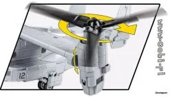 5836 Cobi Bouw Sets Bell-Boeing V-22 Osprey -Bruder Verkoopwinkel CO5836 5
