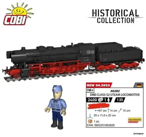 6282 Cobi Bouw Sets DRB Class 52 Steam Locomotive -Bruder Verkoopwinkel CO6282