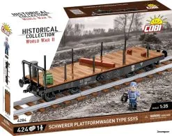 6284 Cobi Bouw Sets German Railway Platfrormwagen Typ SSY -Bruder Verkoopwinkel CO6284 1