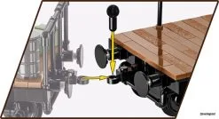 6284 Cobi Bouw Sets German Railway Platfrormwagen Typ SSY -Bruder Verkoopwinkel CO6284 5