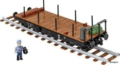 6284 Cobi Bouw Sets German Railway Platfrormwagen Typ SSY -Bruder Verkoopwinkel CO6284 8