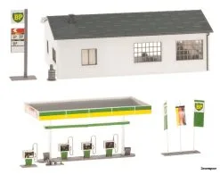 130345 Faller Tankstelle Mit Servicegebäude -Bruder Verkoopwinkel FA130345 2
