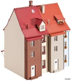130495 Faller 2 Kleinstadthäuser Mit Erker -Bruder Verkoopwinkel FA130495 2