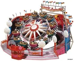 140439 Faller Karussell Flipper -Bruder Verkoopwinkel FA140439 1