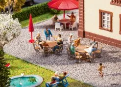 180957 Faller 2 Tische Und 12 Stühle