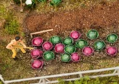 181263 Faller 10 Weiß- Und 10 Rotkohlköpfe