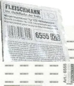 6555 Fleischmann WAGENNUM. F.ICE MITTELW. VP 5