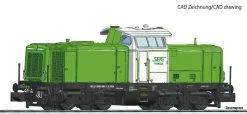721213 Fleischmann Diesellok V100, Grün/weiß