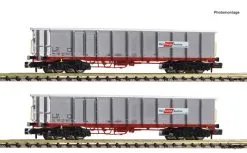 830256 Fleischmann 2-tlg.Set Off.Güterw.Eanos ÖBB
