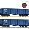 830258 Fleischmann Set 2x Eanos+Schrott, Blau