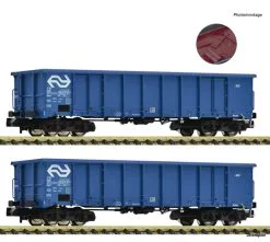 830258 Fleischmann Set 2x Eanos+Schrott, Blau