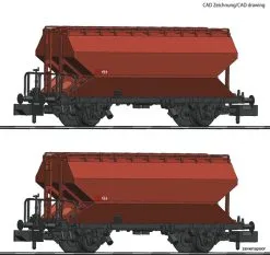 830312 Fleischmann 2-tlg.Set Tgpps SBB Braun