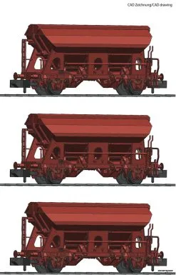 830351 Fleischmann 3tlg.Set Selbstentladew.DB,bra