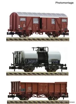 880909 Fleischmann 3-tlg.Güterwagenset