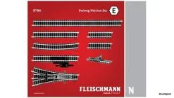 9194 Fleischmann DREIWEGWEICHEN SET E